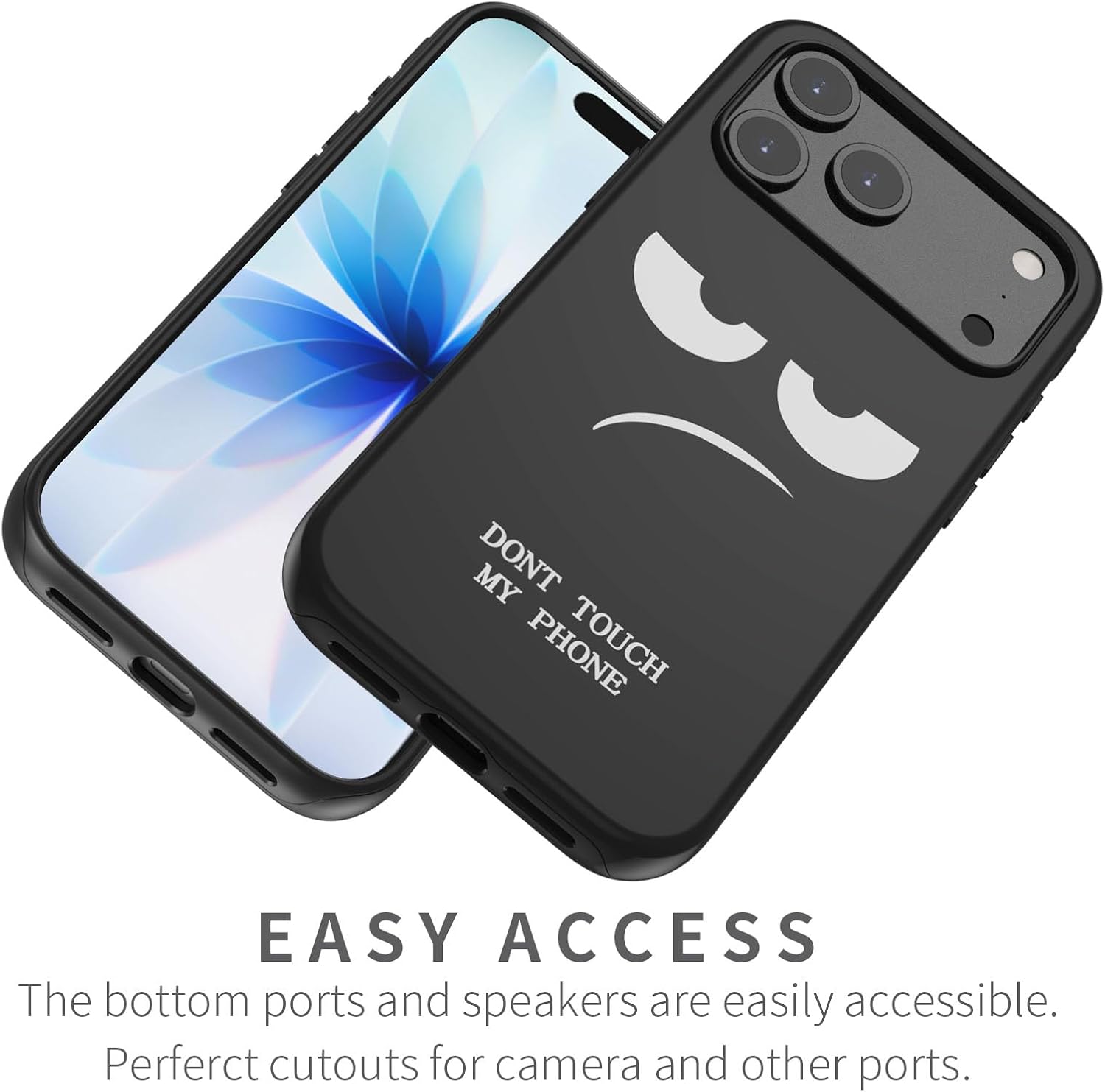 for iPhone 17 Pro Case, [Don't Touch My Phone] for Boys,Kids image 3