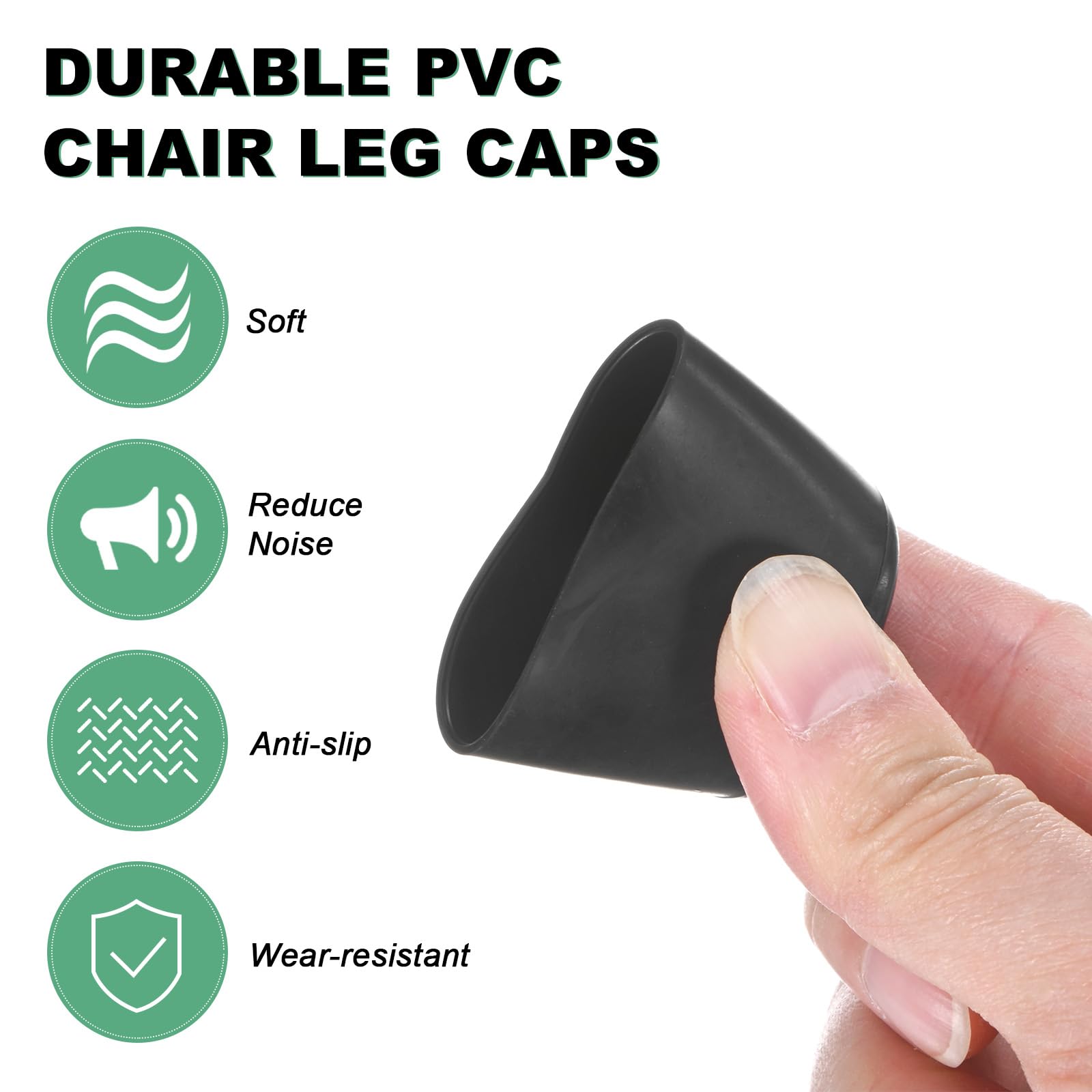 M METERXITY 24-Pack Chair Leg Caps - Image 2