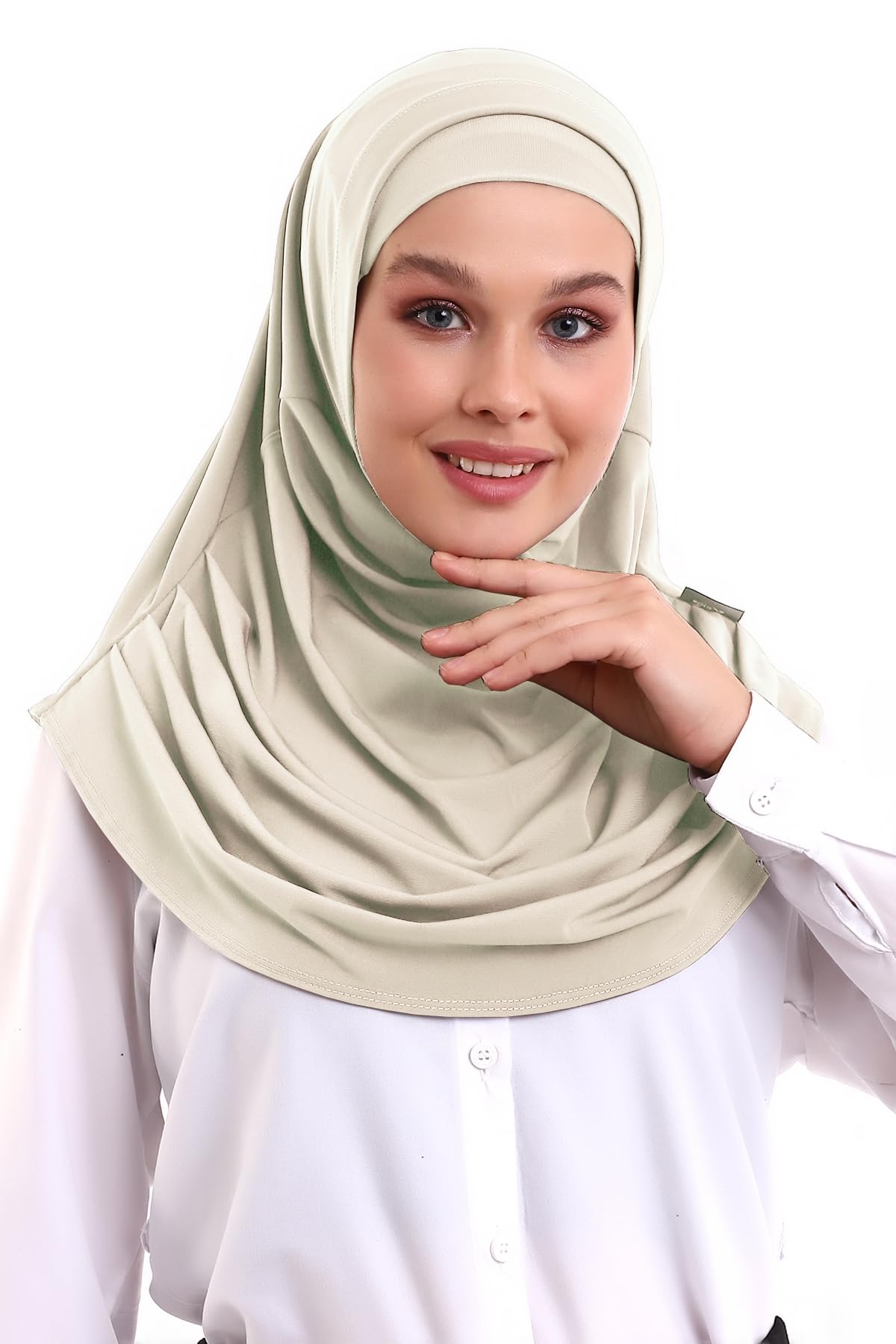 ihvan online, Hidżab szaliki dla kobiet, gotowe do noszenia, lekka i wygodna chusta na głowę, Instant Turban, Jersey, wstępnie szyte