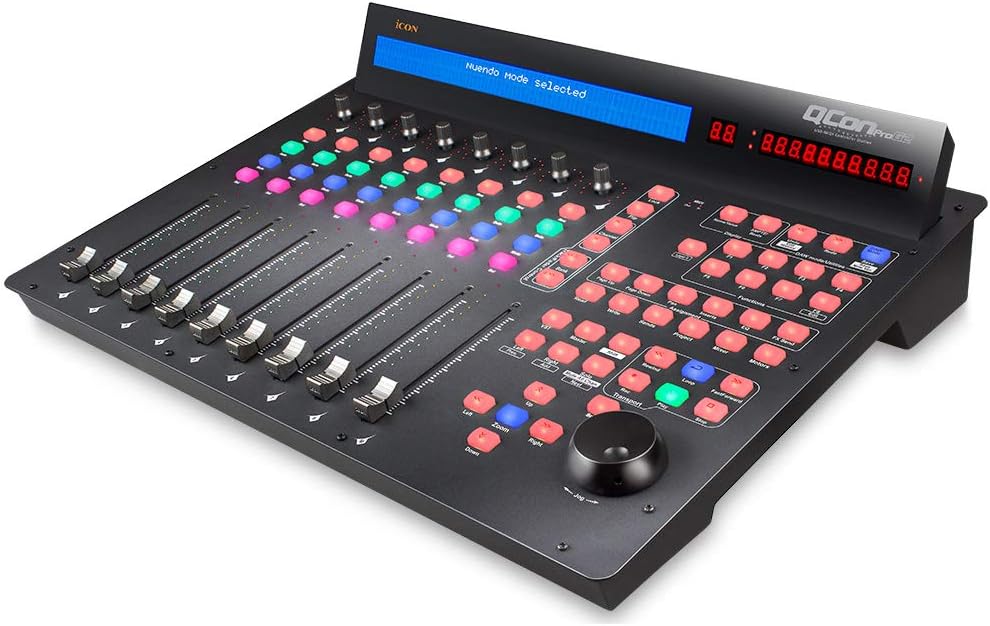 QCon Pro G2 8-channel universal DAW control surface with Mackie Control and HUI