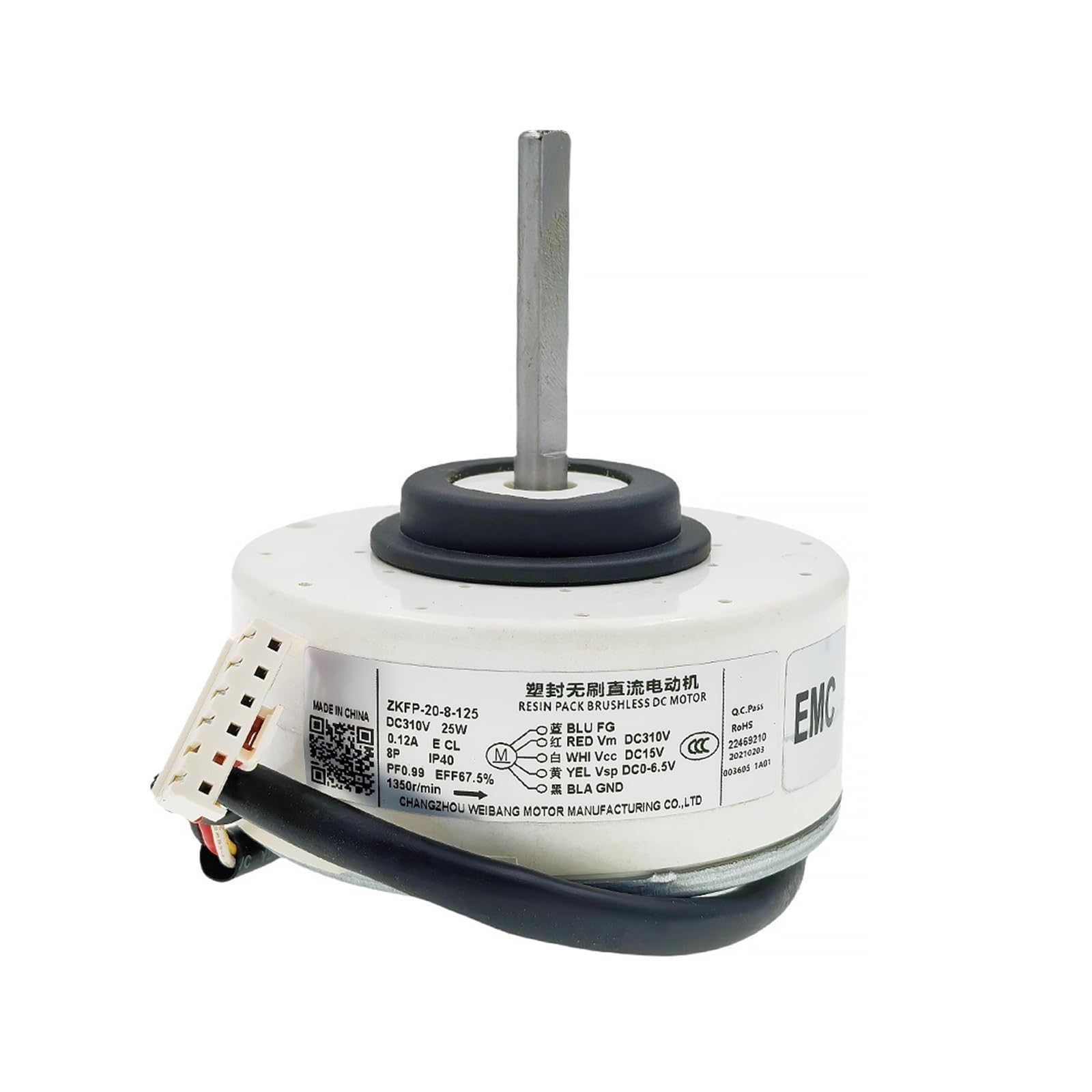 Kompatibel Mit TCL, Klimaanlage, Innengerät, DC-Lüftermotor ZKFP-20-8-125 DC310V 25W 1350r/min, Klimaanlagenteile