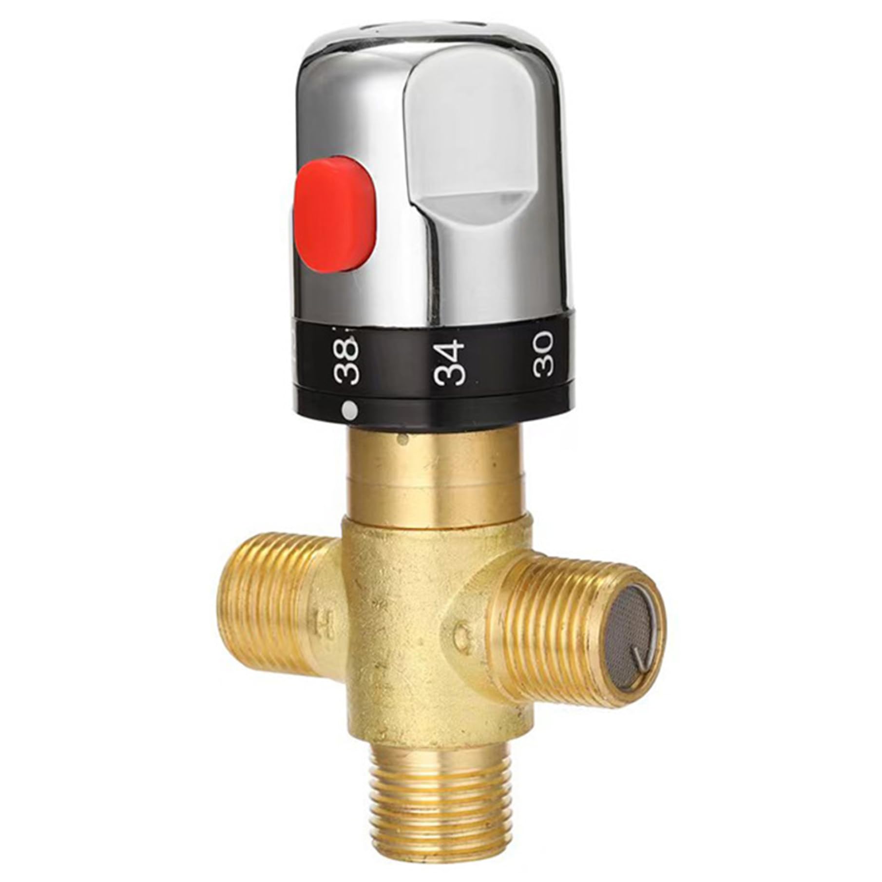 Valve à 3 voies en laiton 1/2 et vanne mélangeuse pour eau de douche
