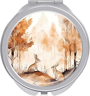 Makeup Mirror Rabbit in The Woods Vanity Mirr...