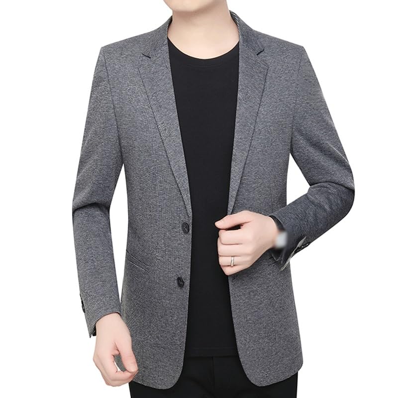 Casual Blazers Mens Formal Business Slim Solid Color Groom Wedding Dress Suit Jacket Coat Tuxedo Western Sport Coats