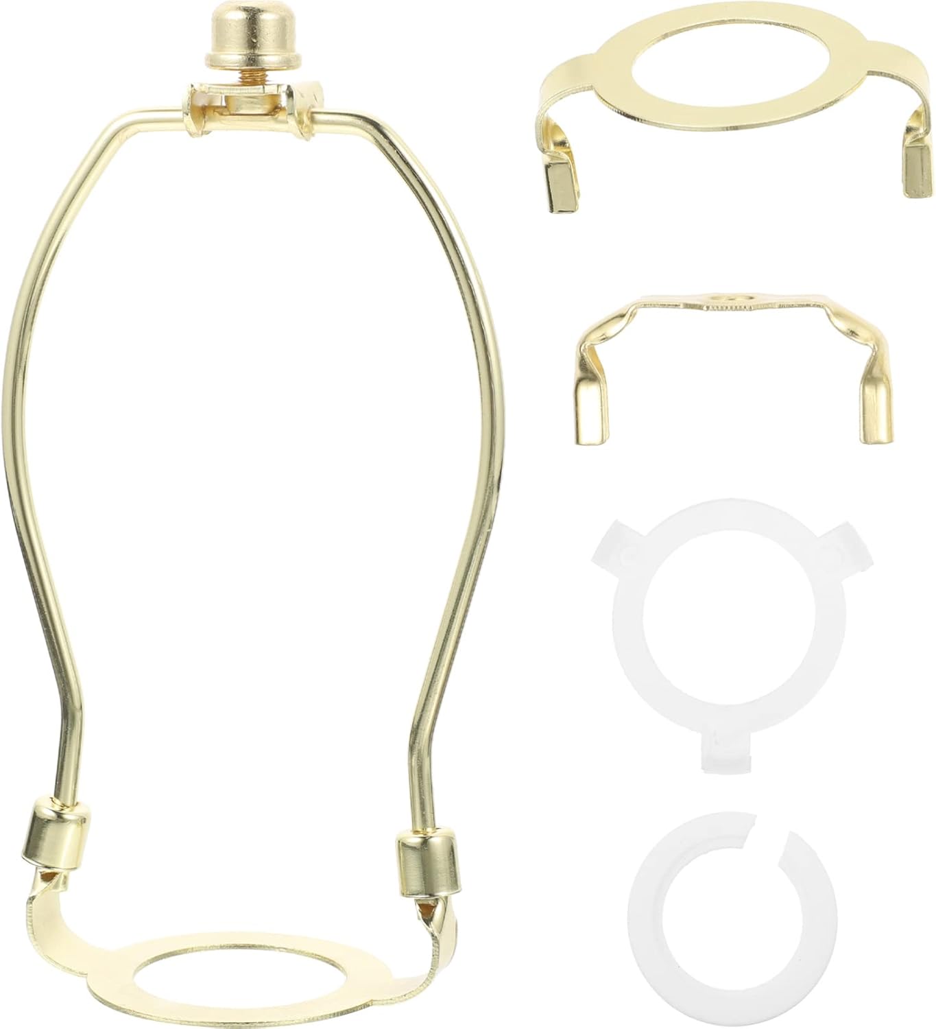 minkissy Lamp Holder Lamp Shade Harp Holder, Golden Lamp Harp 6 Inch