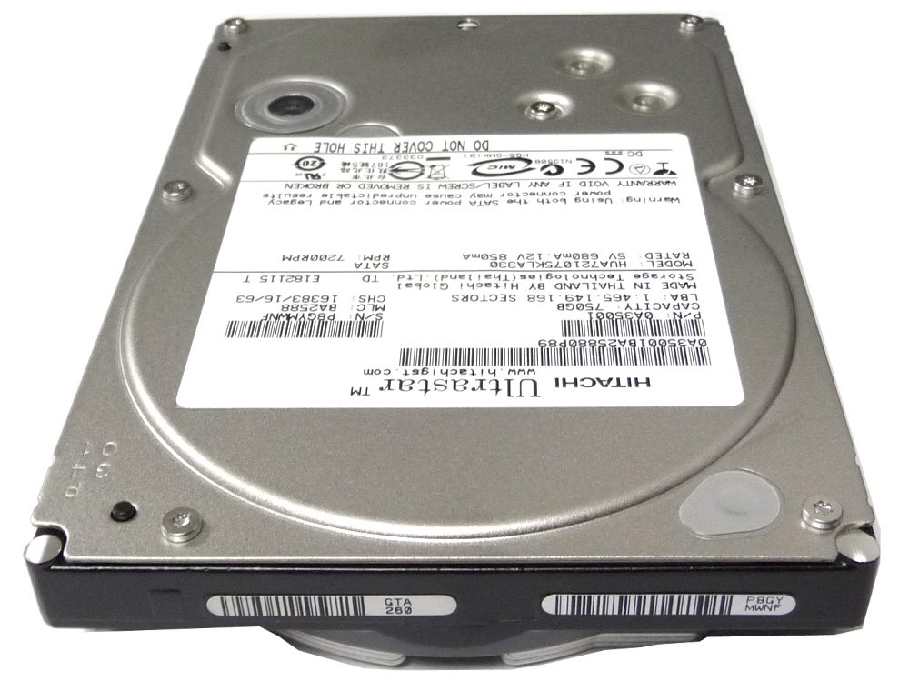 日立ウルトラスターa7 K1000 750 GB SATA / 300 7200rpm 32 MBハードドライブ Amazon.co.jp: 750ギガバイト SATA CHICHI ウルトラスター A7 K1000