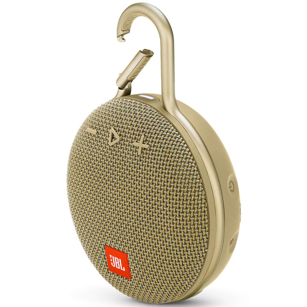 JBL CLIP 3 Waterproof Portable Bluetooth Speaker Sand McSteve