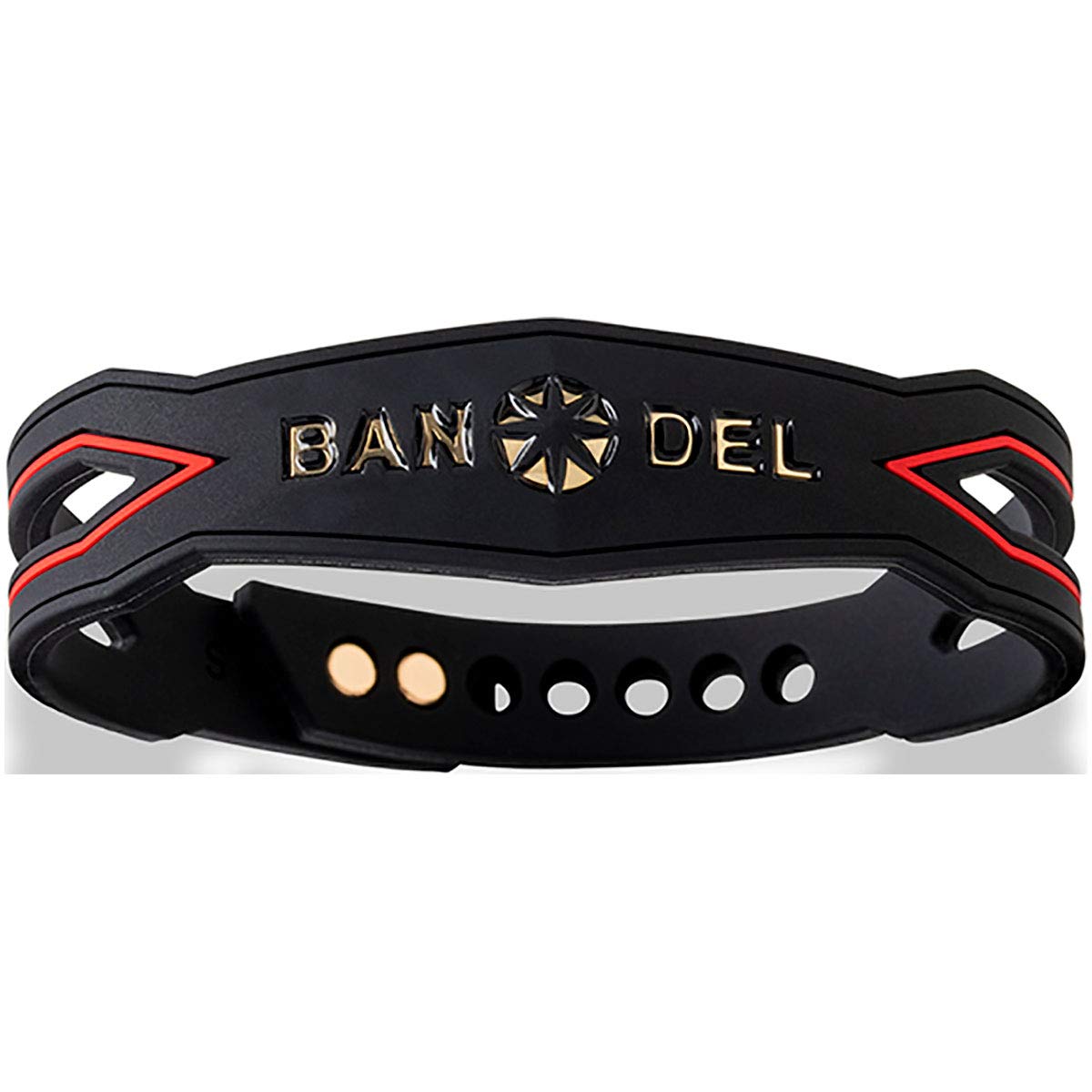BANDEL /Slash Bracelet Black&Gold