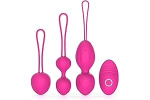 Kegel Exercise Set of 3 Silicone Ben Wa Balls - Pelvic Floor...