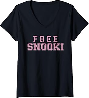 Womens Free Snooki - Men Women V-Neck T-Shirt
