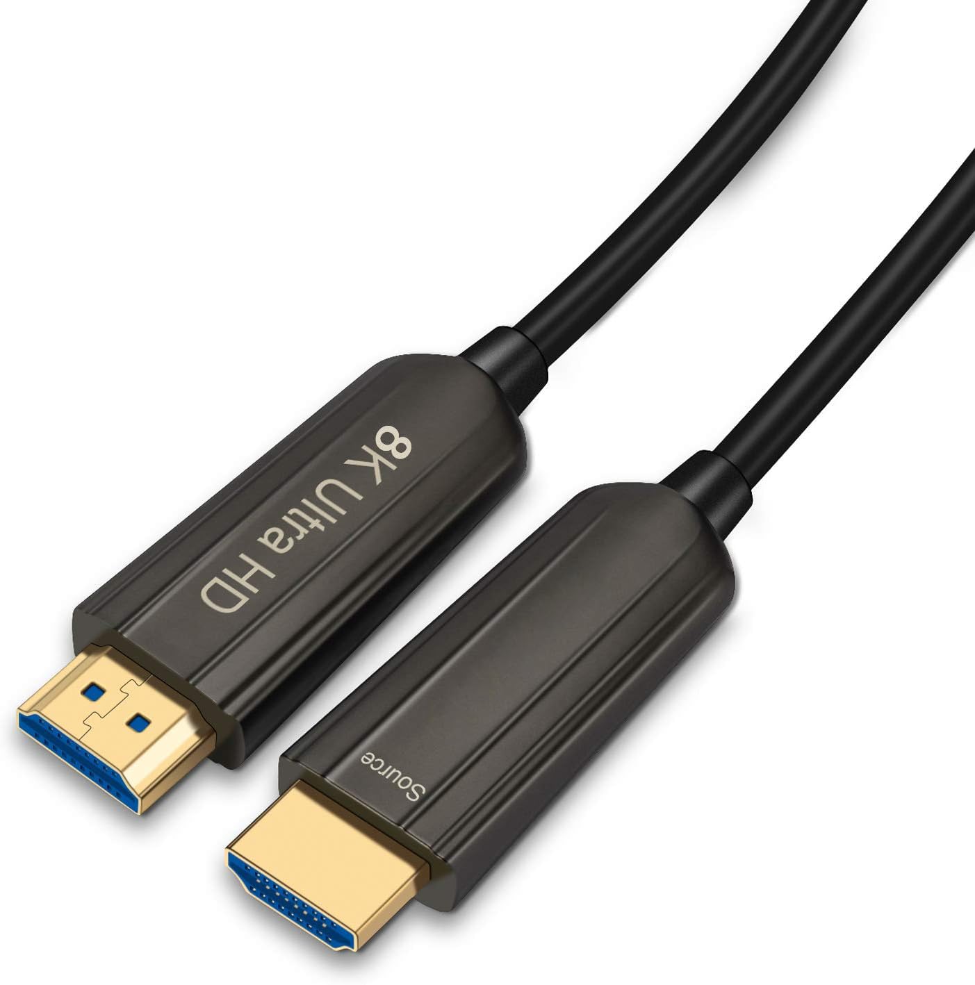 Cable HDMI de fibra óptica 8K, cable HDMI 2.1 de alta velocidad compatible con 4K @60Hz Dynamic HDR 10, eARC, HDCP2.2, -65 pies