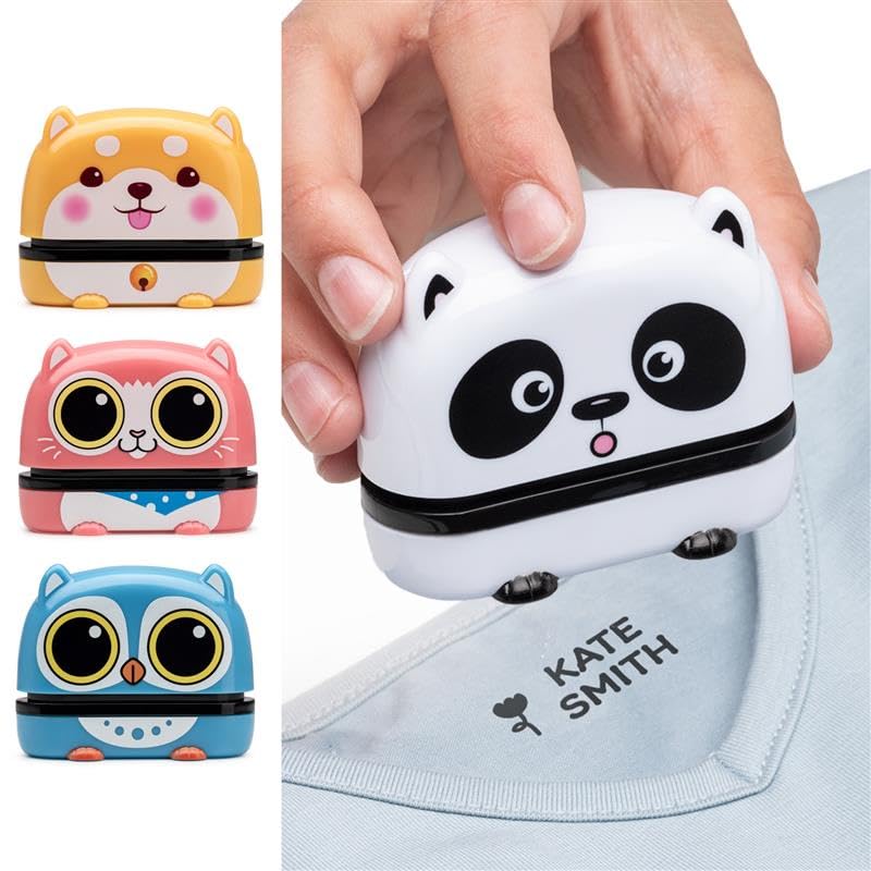 Custom Name Stamp - Clothing Stamp with Name,Shipping from USA, Personalized & Custom Clothing Labels for Kids, Daycare Labels, School & Organization,