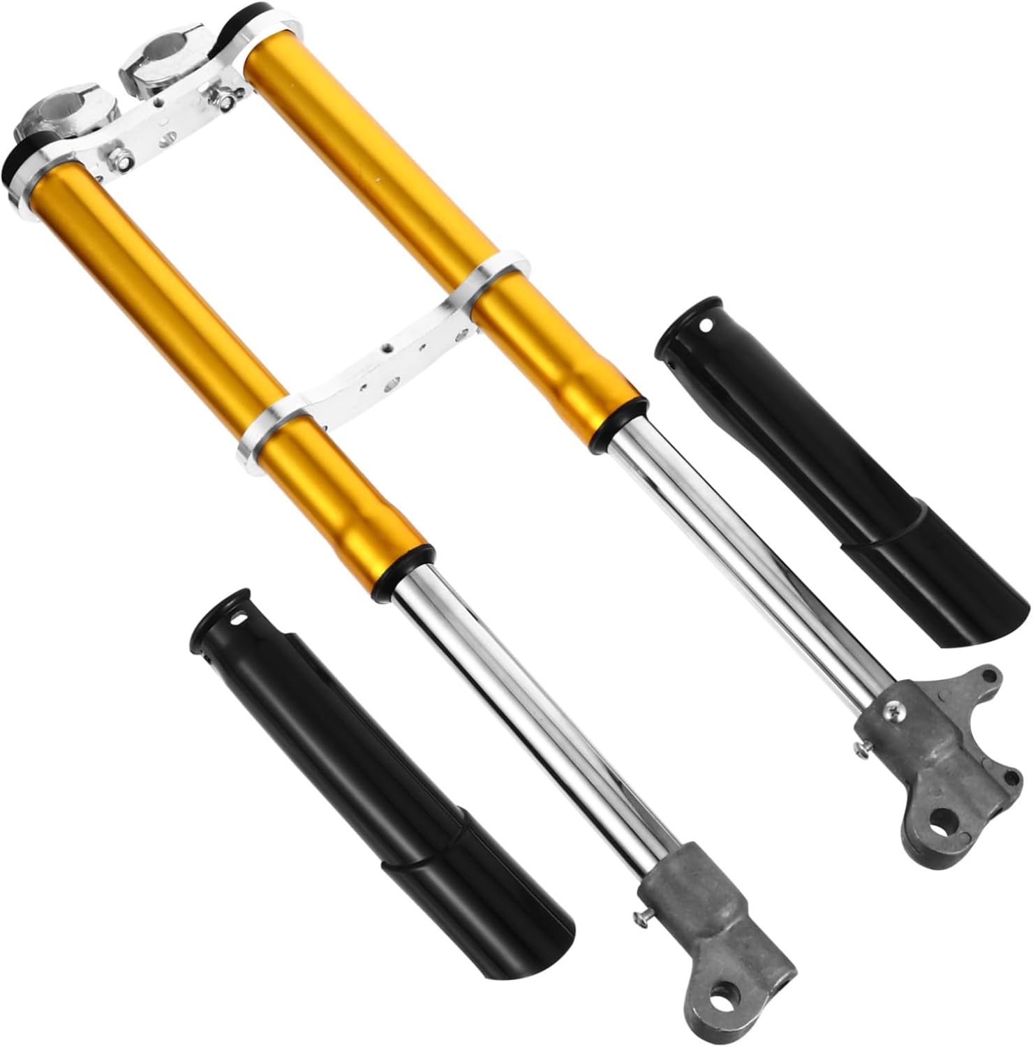 Mini 2-Stroke Dirt Bike Front Suspension Fork Shock Absorption 49CC Replacement Parts for-Road Riding