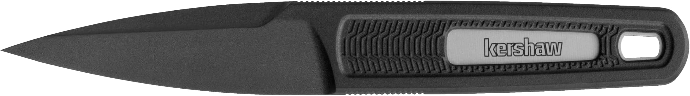 Kershaw Electron Fixed Blade Knife, 2.4 inch Blade with Black Sleeve Dagger Design, Made with PA-66 Nylon, Project Atom