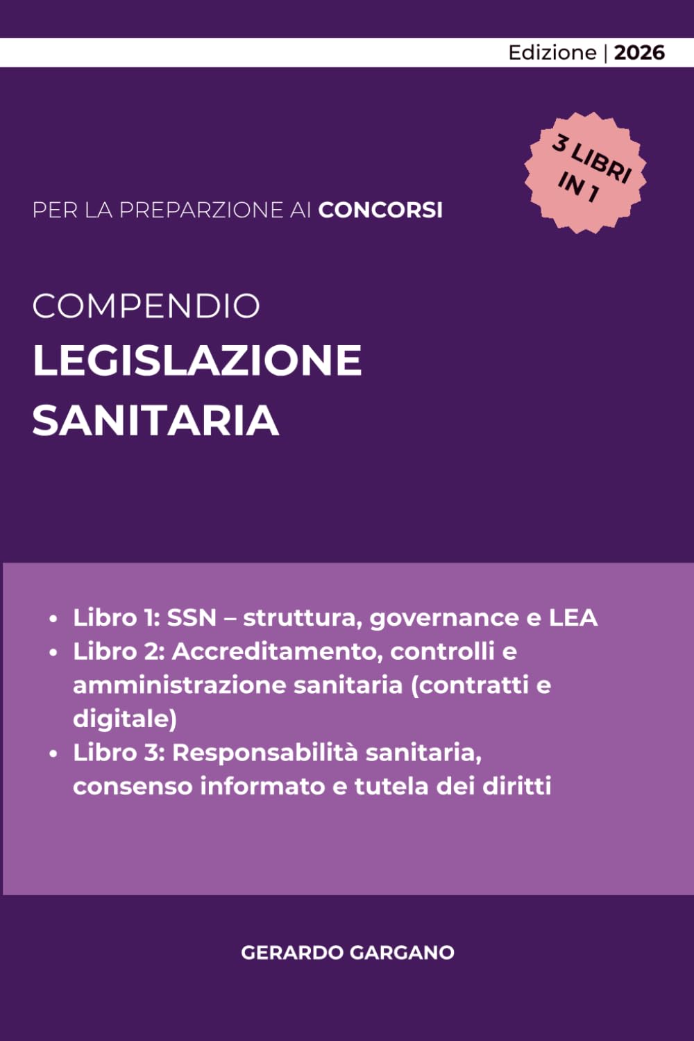 COMPENDIO LEGISLAZIONE SANITARIA: SSN, Amministrazione delle Strutture e Responsabilità/Privacy