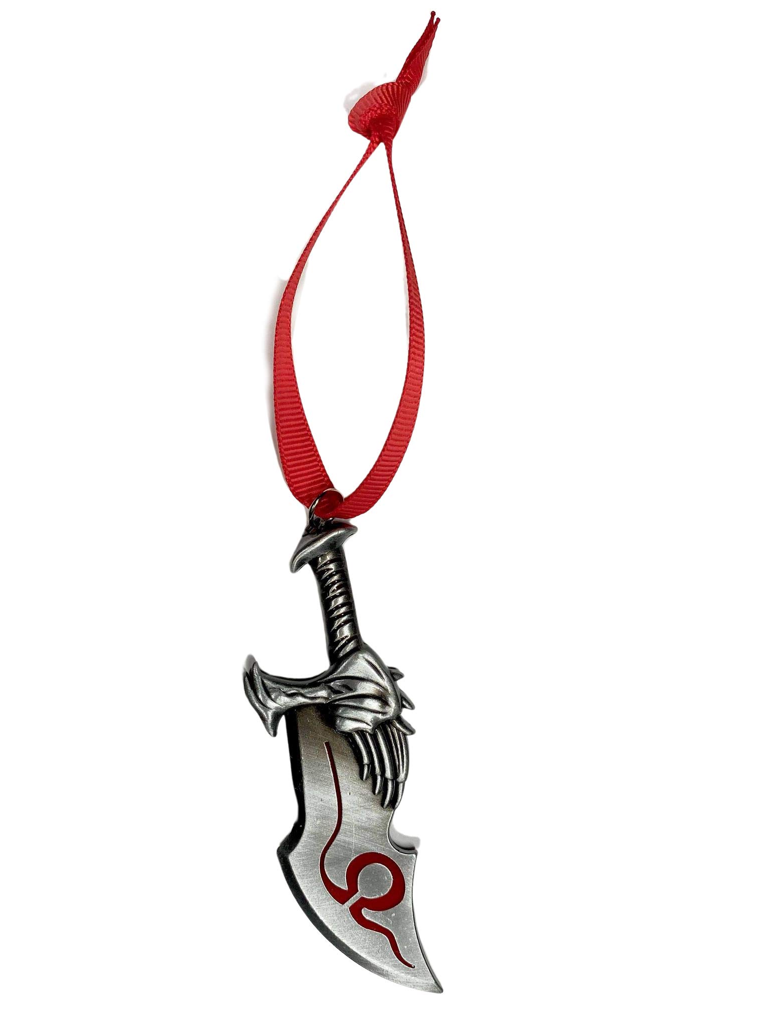Fandom Emporium God of W A R Sword Olympus Kratos Ornament Gift Christmas Tree Winter Holiday Fandom Teen Adult Present Fan Pendant Durable