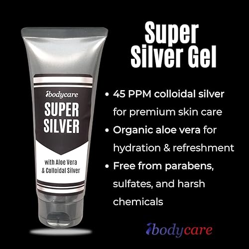 Miniatura 8 de Gel de plata coloidal Super Silver Nano-Silver de 45 ppm para la piel, comodidad y bienestar, curación, hidratación y calmante, 4 onzas, varios