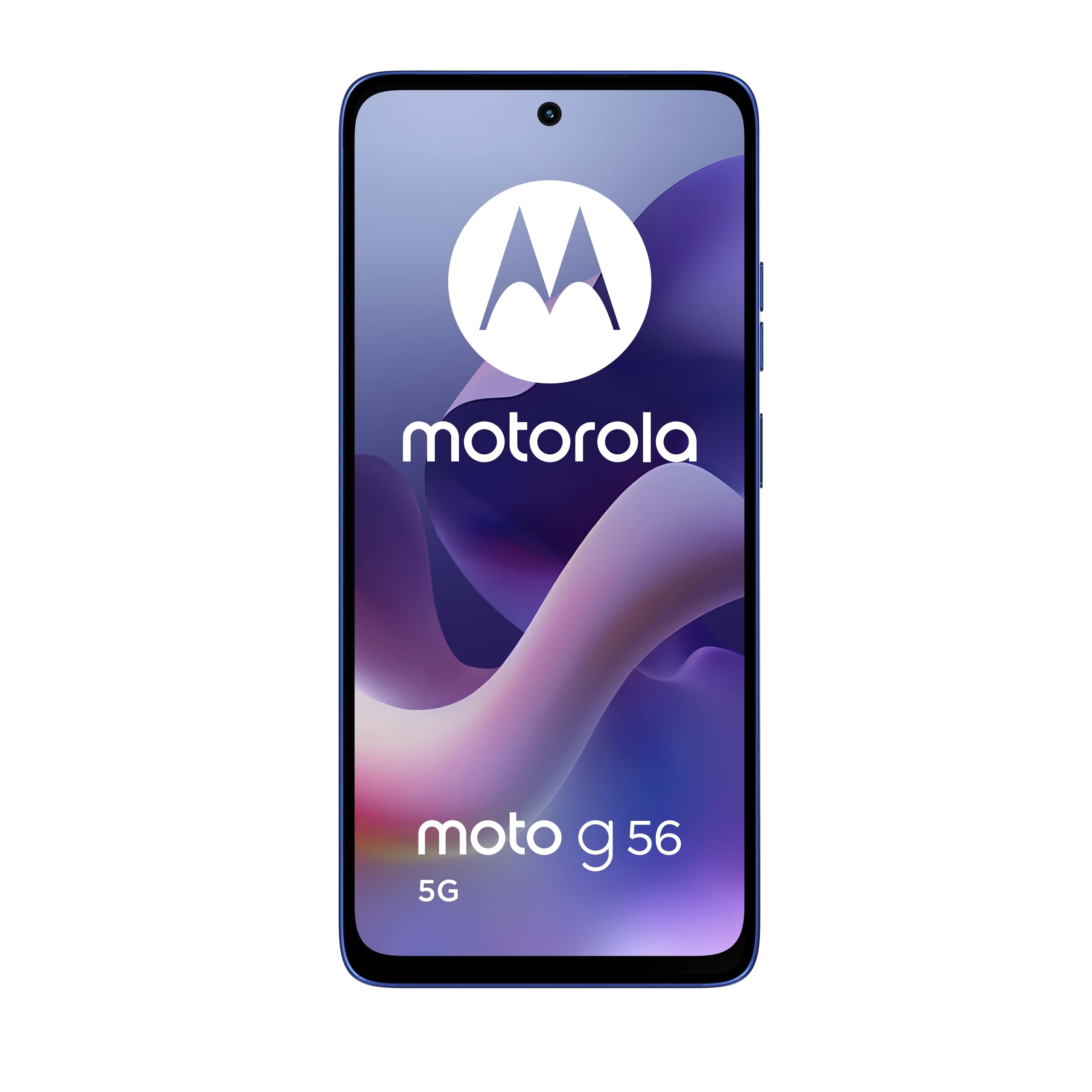 Motorola moto g56 5G con 3 anni di garanzia (8/256GB, Fotocamera 50MP + flicker cam, Display 6.72" FHD+ 120Hz, batteria 5100mAh, MediaTek Dimensity 7060, Android 15), PANTONE Dazzling Blue