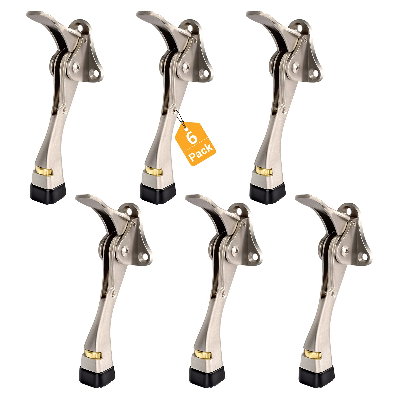 Buy Heavy Duty Door Stopper,Kickdown Door Stop for Heavy Door, Easy to Set & Release with One