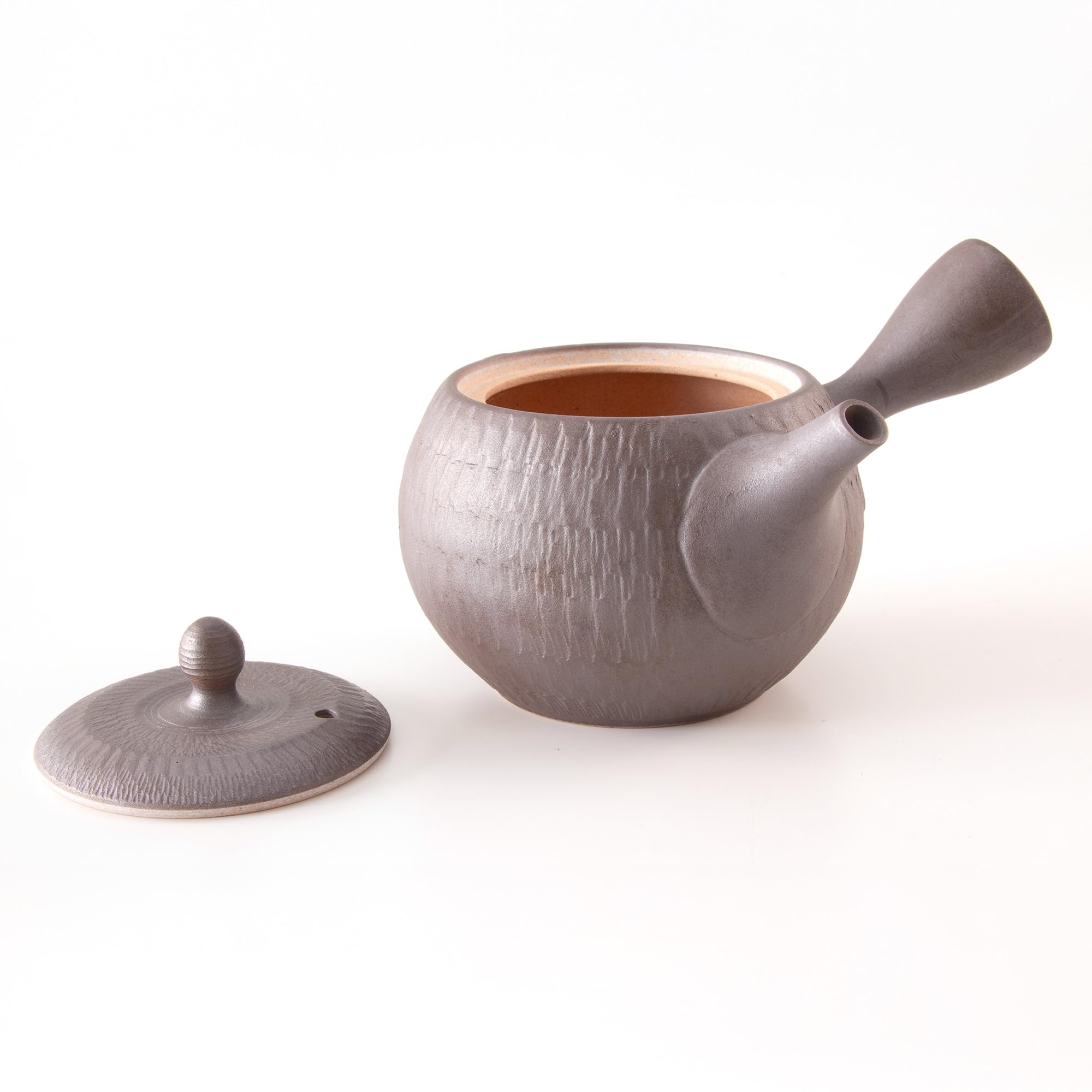 Asayu Japan Kyusu, Theiere Japonaise traditionnelle, Ceramique Nippone, Teapot Tokoname Isshin Tobikanna, 360ml, Artisanat ancien