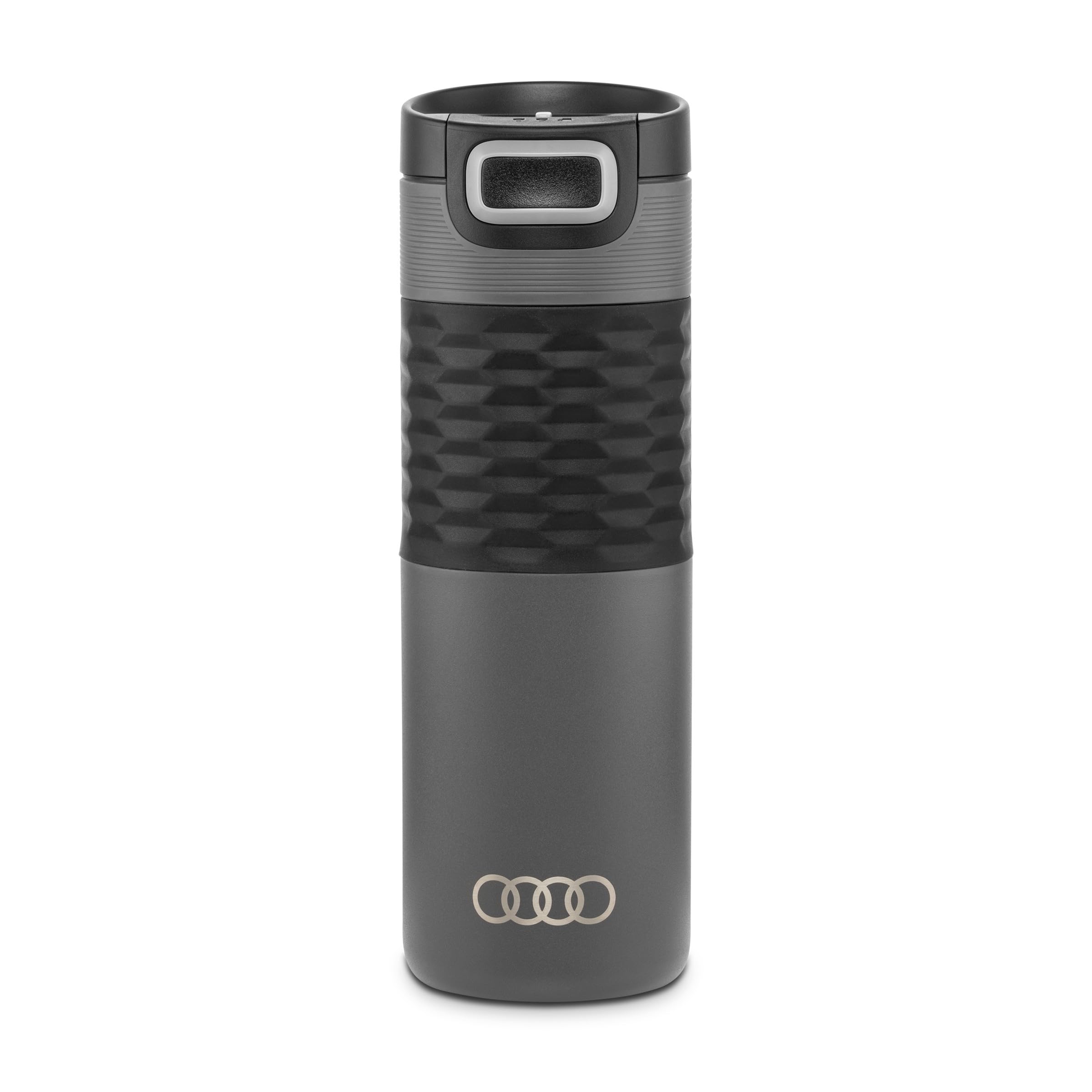 Audi 3292500100 Insulated Mug Water Bottle Rings Logo 500 ml Grey