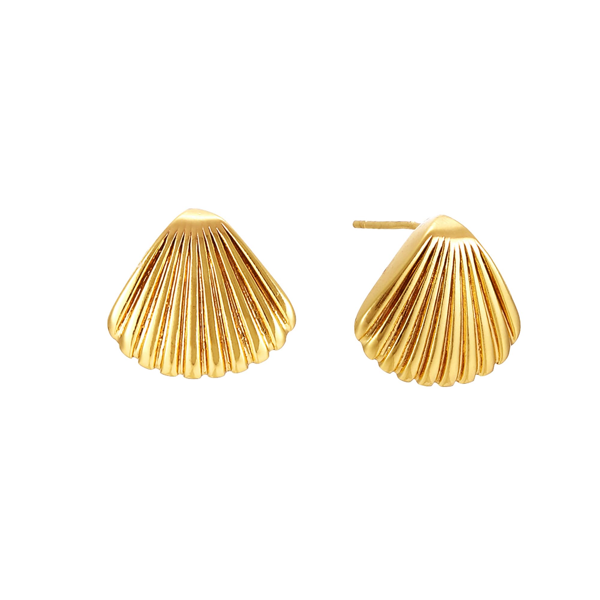 OCCFAEGold Shell Earrings Seashell Stud Earrings Summer Ocean Beach Jewelry for Women