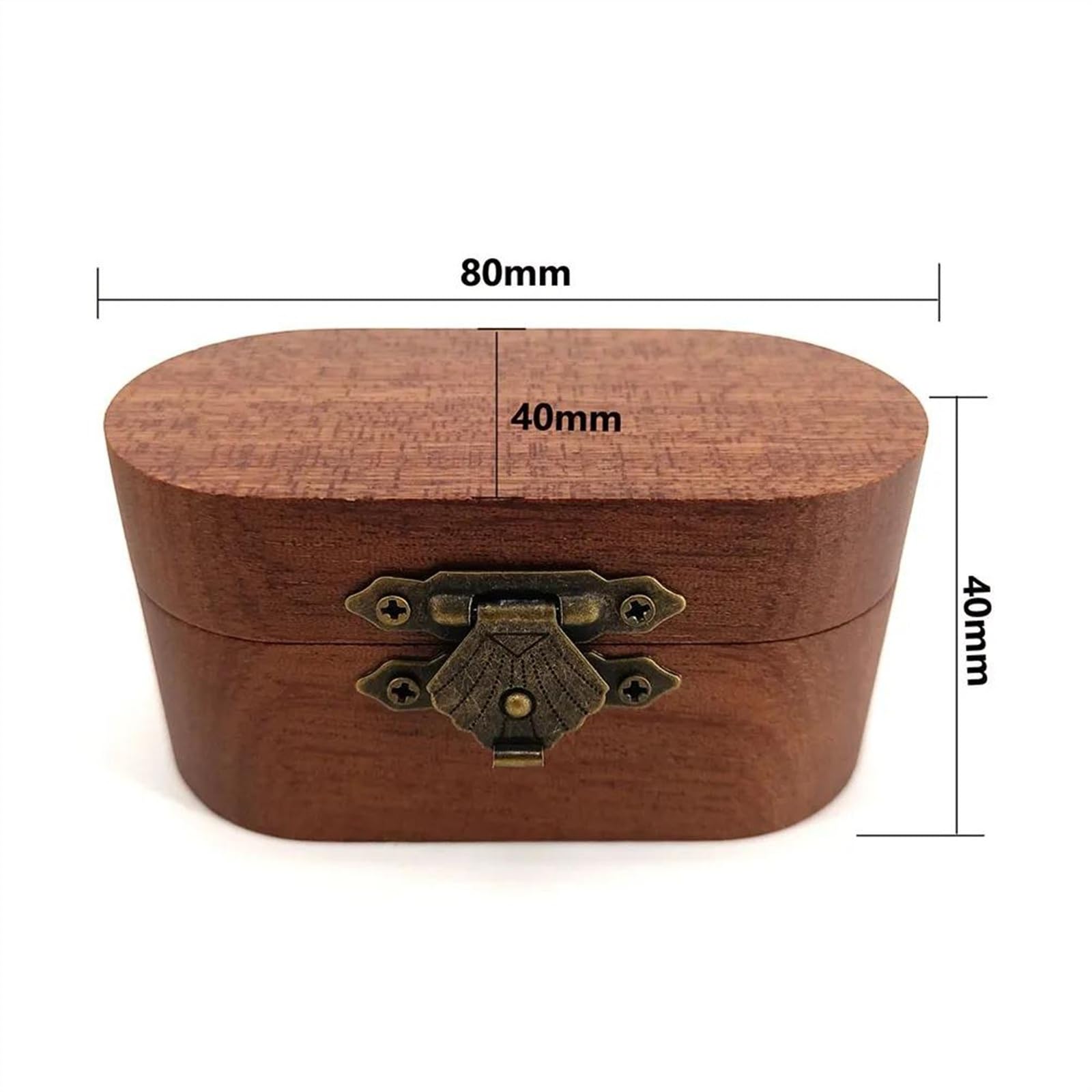 Kostki Do Gitary Drewniane Pudełko Z 5 Drewnianymi Kostkami Pudełko Do Przechowywania Kostki Do Gitary Z Naturalnego Drewna. Gablota Na Kostki Do Gitary Gitara Akcesoria do Instrumentów