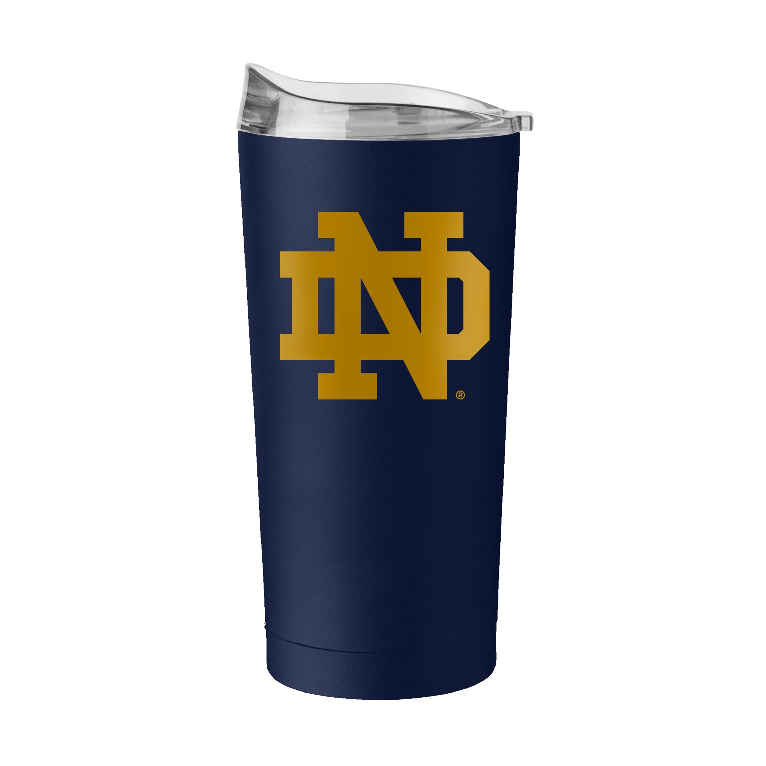 Logo Brands NCAA 20 oz Powder Coat Stainless Tumbler -Double-Wall Insulated Everday Tumbler for Hot or Cold Drinks, High Lip Lid, Team Color