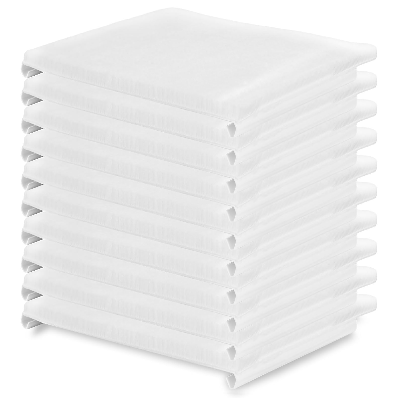 Nihuifdpy White 10Pcs Paint Edger Replacement Pads, Edge Painting Tool For Walls Pads, Nylon Dense Bristles Corner Painter Pad, Replacement Pad Refills For Paint Edger Tool