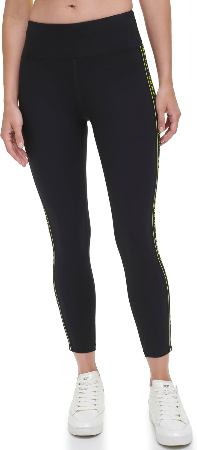 DKNY Women's Hw 7/8 Legging Logo Taping