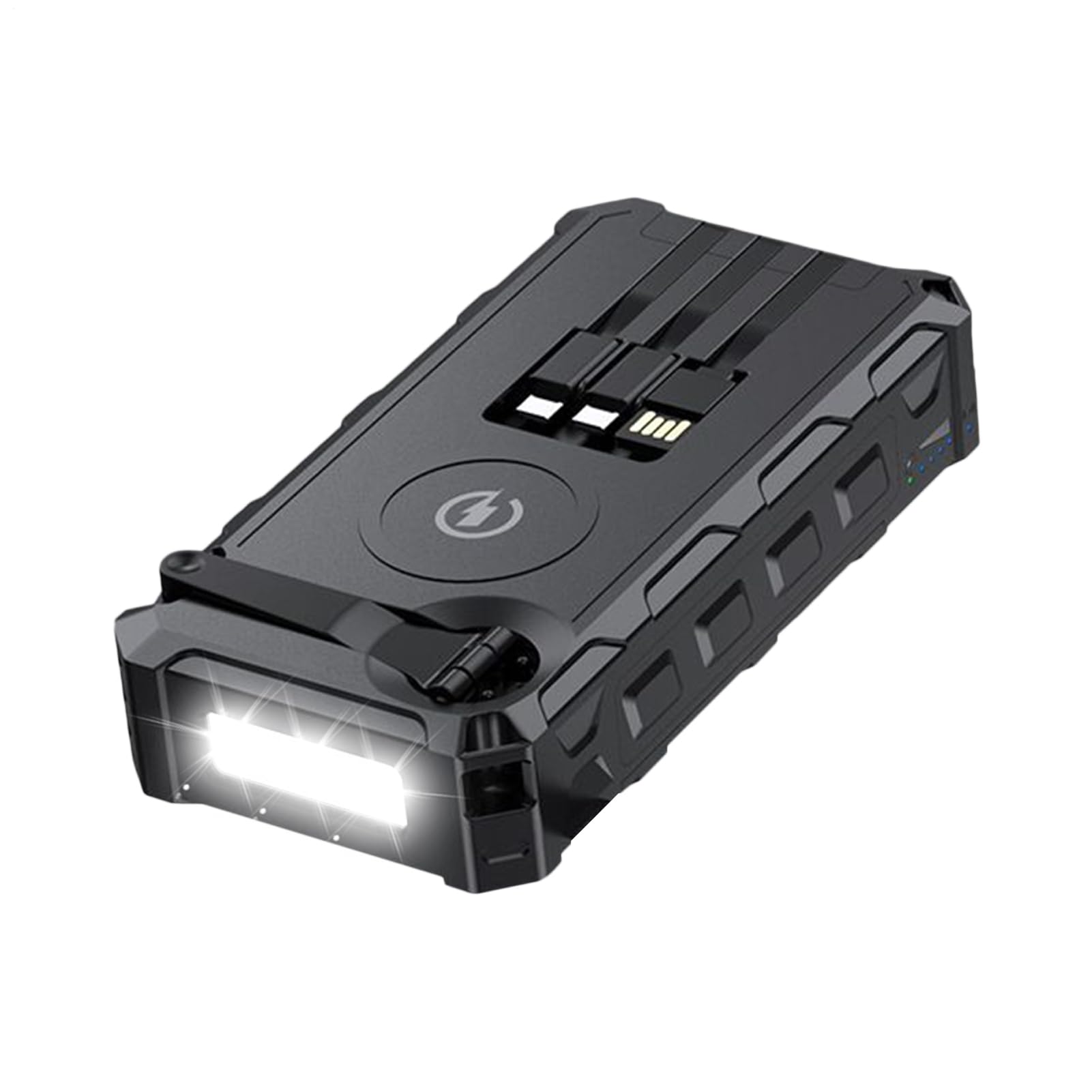 Powerbank Solare Portatile Impermeabile Pieghevole Power Bank Solare Con | Power Bank Caricatore Per Telefono Con Torcia Per Casa Viaggi Escursioni Campeggio Pesca Uomo Donna Giovani