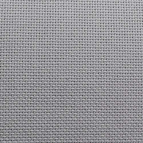 Image of 12 inch x 59 inch 14CT Counted Cotton Aida Cloth Cross Stitch Fabric (Light Steel Grey)