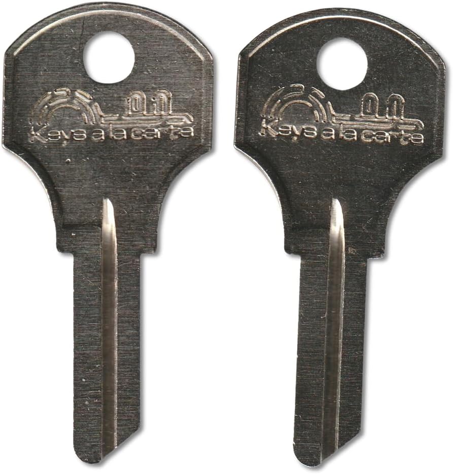 F505 Pair (2) Replacement Keys – Cut to Code on CO26 Blank for Corbin/Corbin Russwin Cabinet, Furniture & Tool Box Locks | KEYSALACARTE