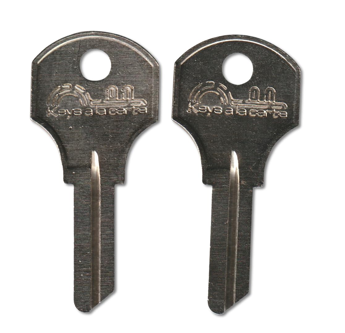 T1688 Pair (2) Replacement Keys – Cut to Code on CO26 Blank for Corbin/Corbin Russwin Cabinet, Furniture & Tool Box Locks | KEYSALACARTE