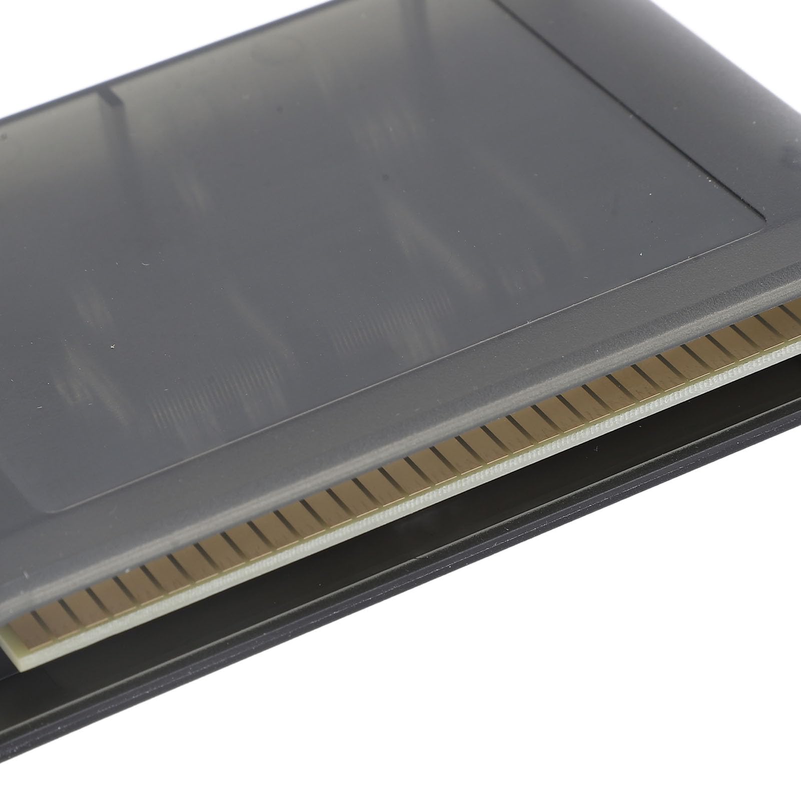 3000-in-1-Spielkarte mit 8 GB Speicherkarte, Transparente Kassette für Mega Drive V1, MegaKey-Unterstützung, Spielzubehör (Transparentes Schwarz)