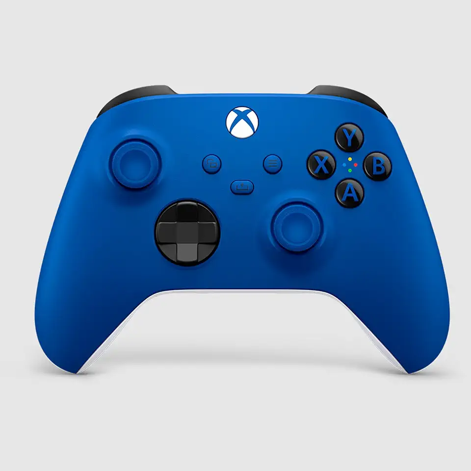 Xbox Core Wireless Gaming Controller – Shock Blue for Series X|S, One, Windows PC, Android, and iOS