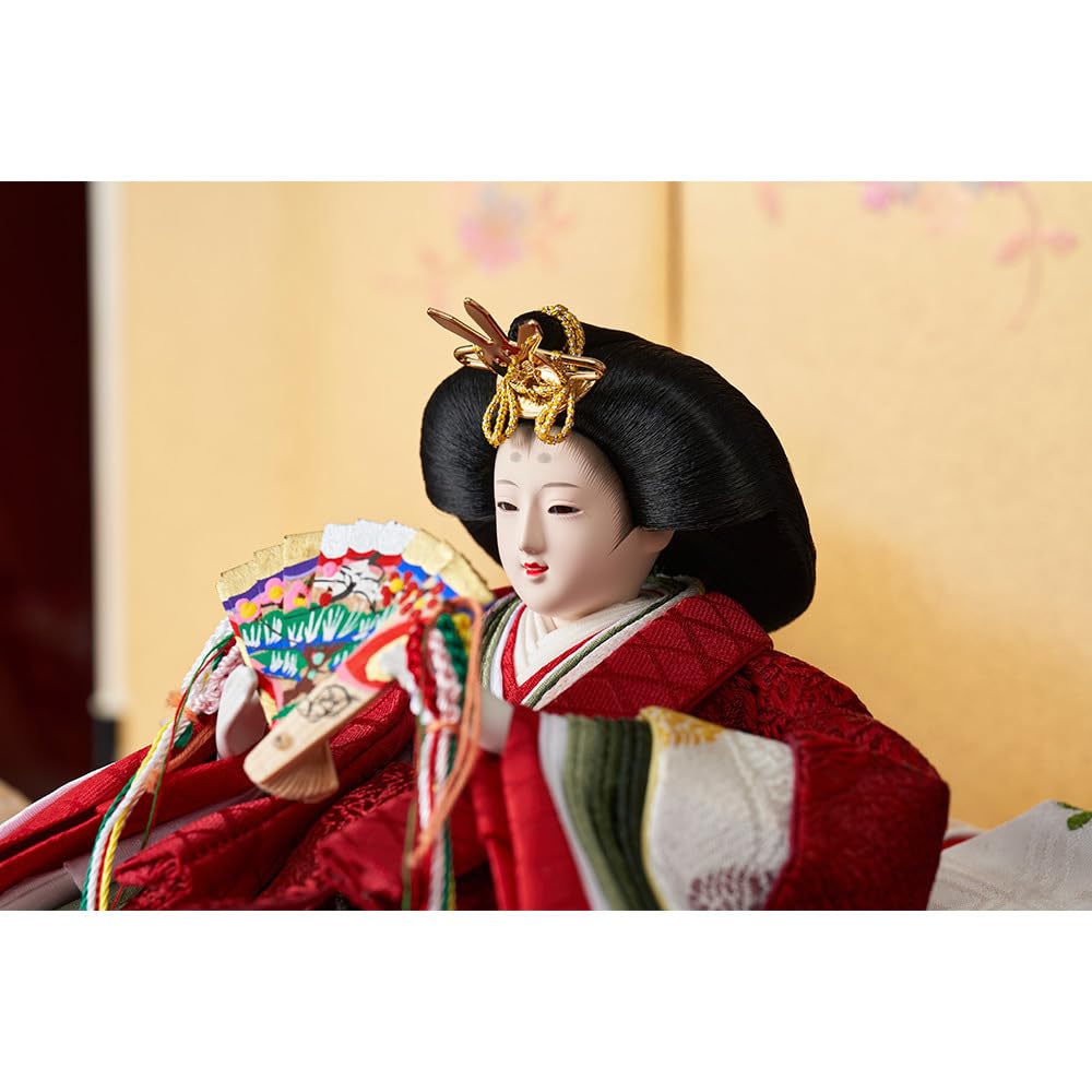 Amazon | 久月official 雛人形 親王収納飾り 銘木シリーズ 栃 73HR-S51