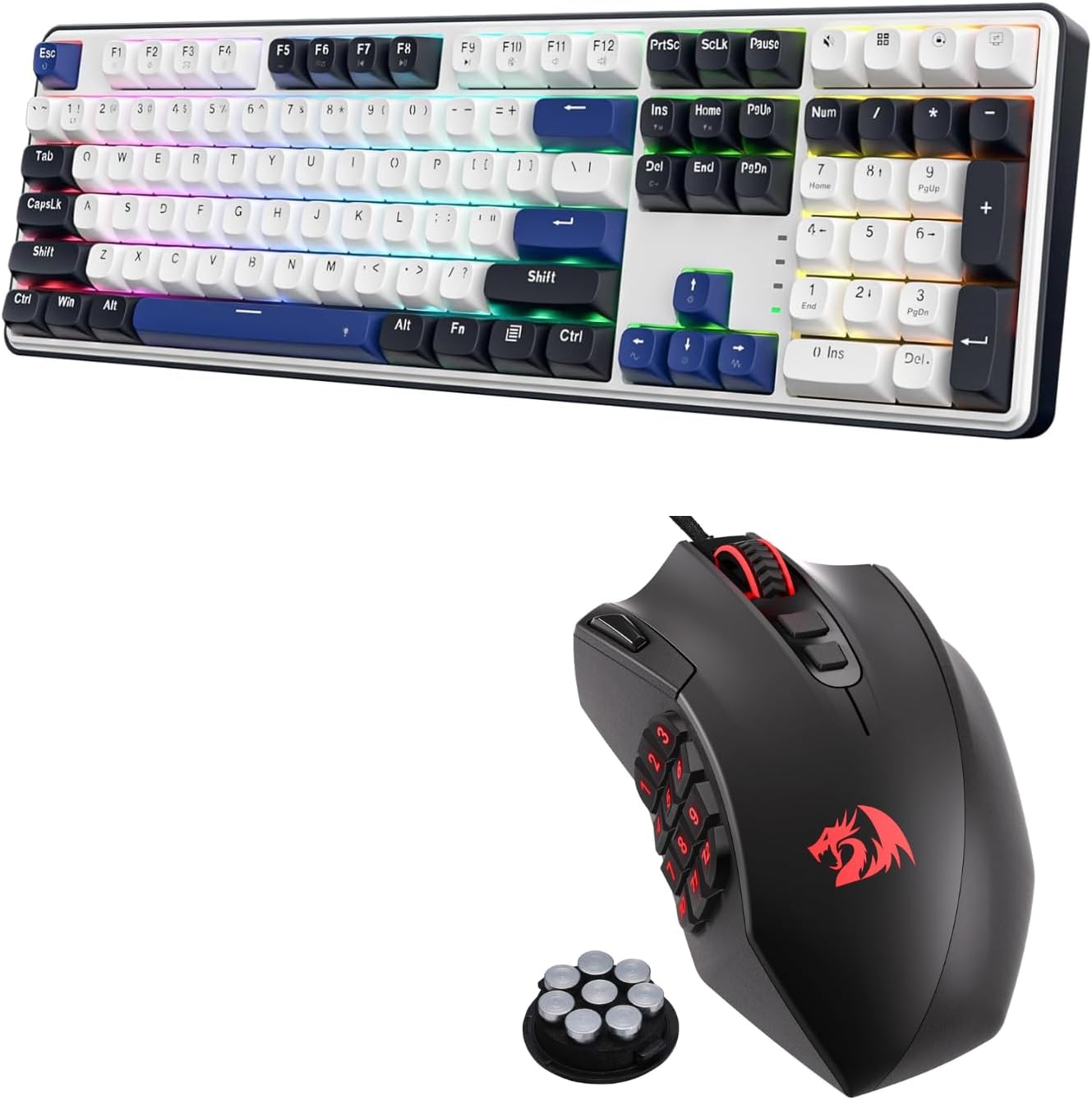Redragon K689 Mechanical Gaming Keyboard and M921 Gaming Mouse Bundle