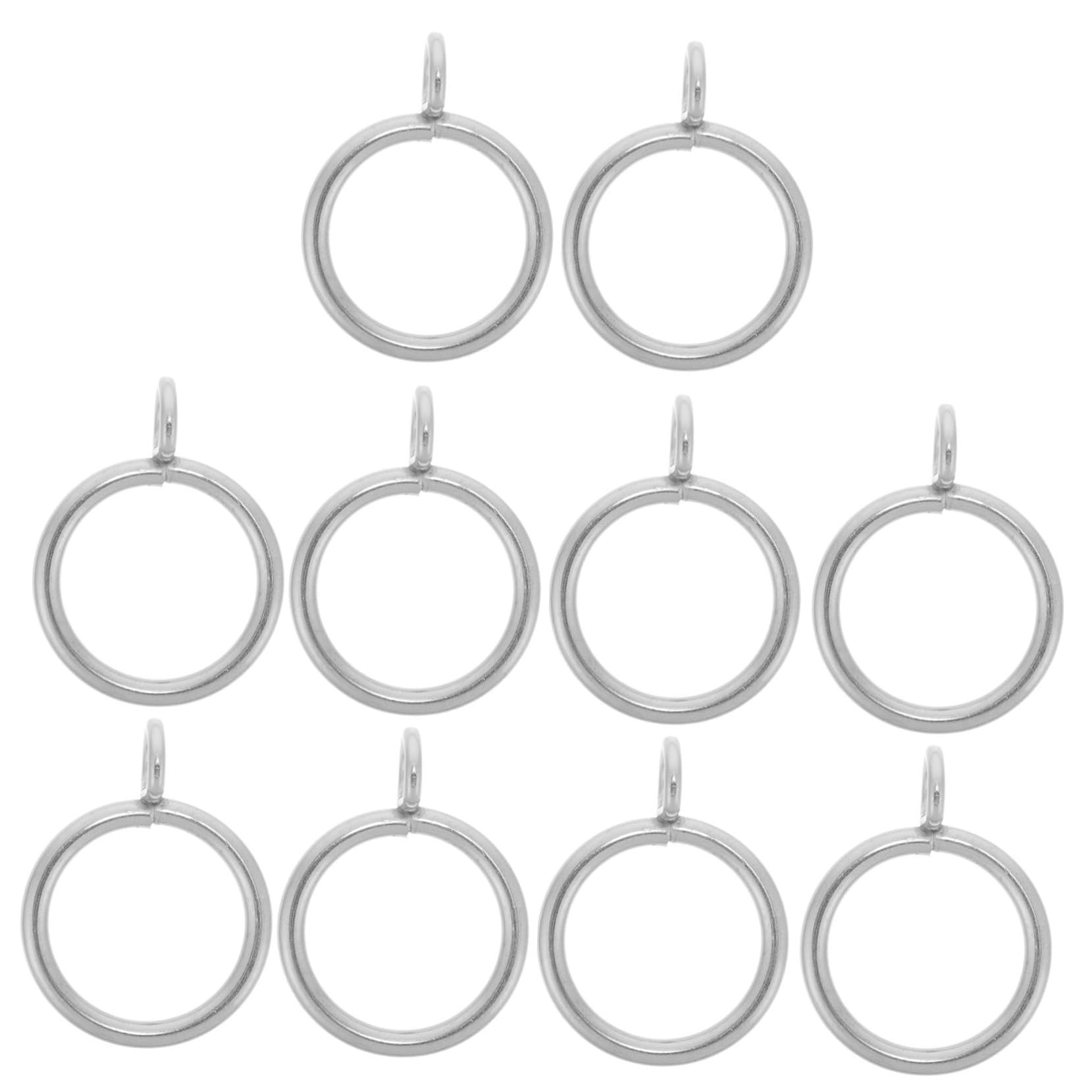 Uonlytech 40stücke Gardinenringe Metall Innendurchmesser Rostfrei Für Duschvorhänge Und Fensterdekoration Installieren Stilvolles Design Für