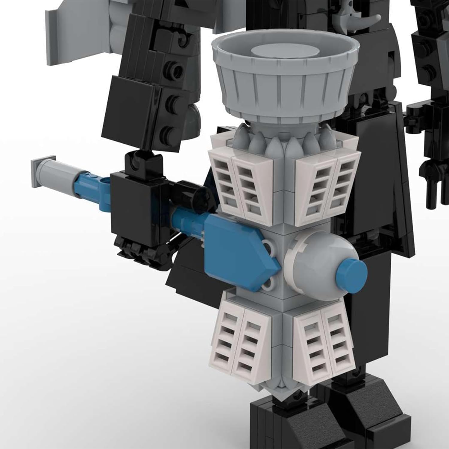 Bentex Toilet Upgraded Titan Cameraman Figure Building Block Set, Upgraded TV Man Speakerman Game Model Collectible Building Bricks Birthday Gift for Adults Fans (397pcs)