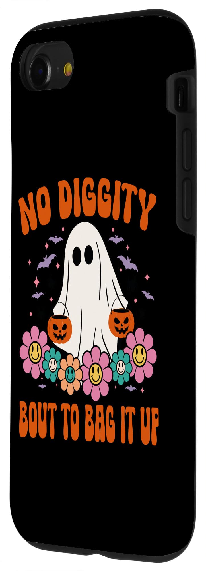 iPhone SE (2020) / 7 / 8 No Diggity Halloween Funny Saying, Toddler Ghost Costume Case - Image 2