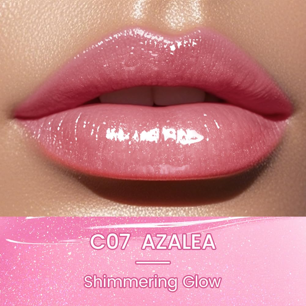 CATKIN Gloss Tinted Lip Balm, 2 in 1 Rossetto e Balsamo Labbra, Burrocacao Labbra Colorato, Formula Volumizzante e Leggero, Ultra Idratante, Essenza Vegetale, Lenitivo e Riparatore, 3.4g - 2