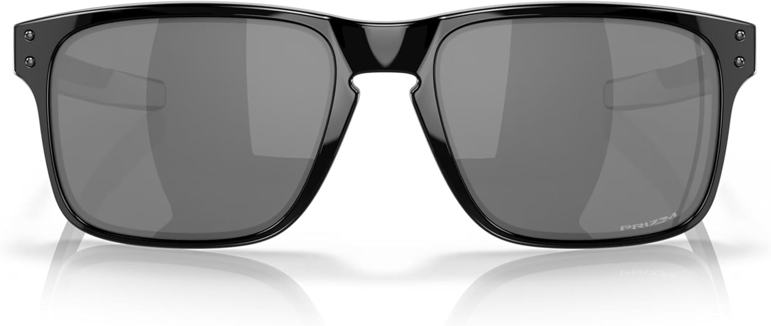 Oakley Holbrook Mix Sunglasses Polished Black with Prizm Black Polarized Lens 57mm