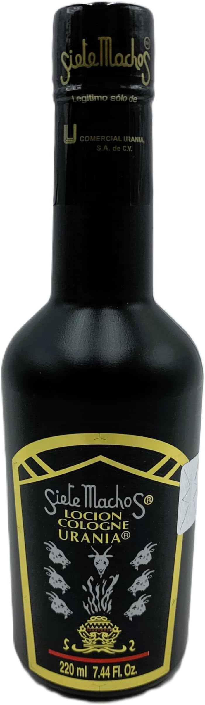 Siete Machos URANIA Original Cologne 7.44 oz. (220ml) (1 Pack)