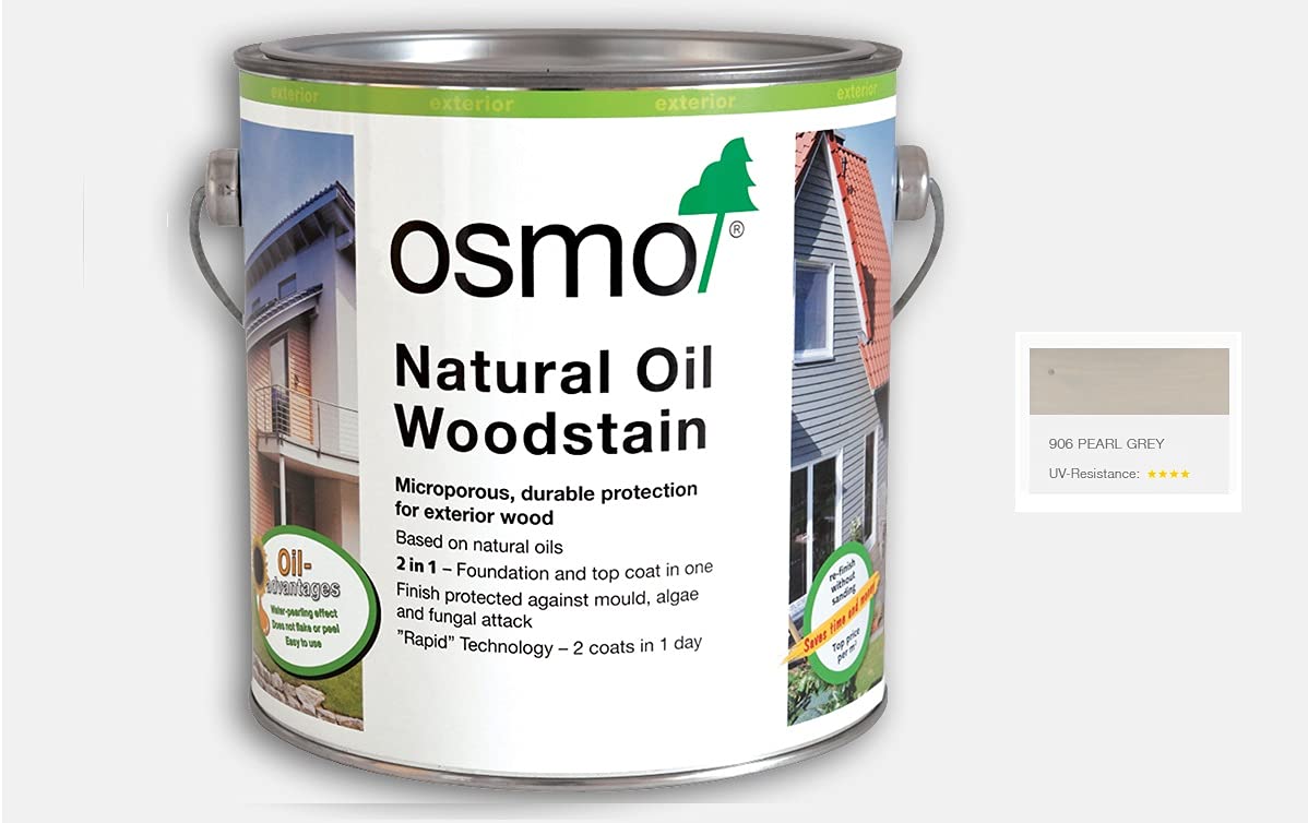 Osmo Natural Oil Woodstain 750ml - Pearl Grey - 906