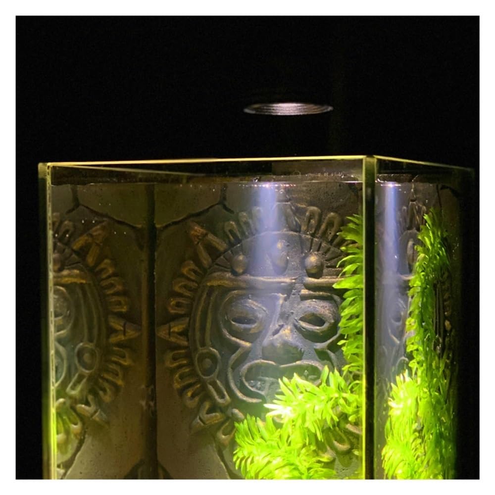 Aquarium Ultraweißes Glas-Aquarium for den Schreibtisch im Wohnzimmer oder Büro – Kampffischbecken
