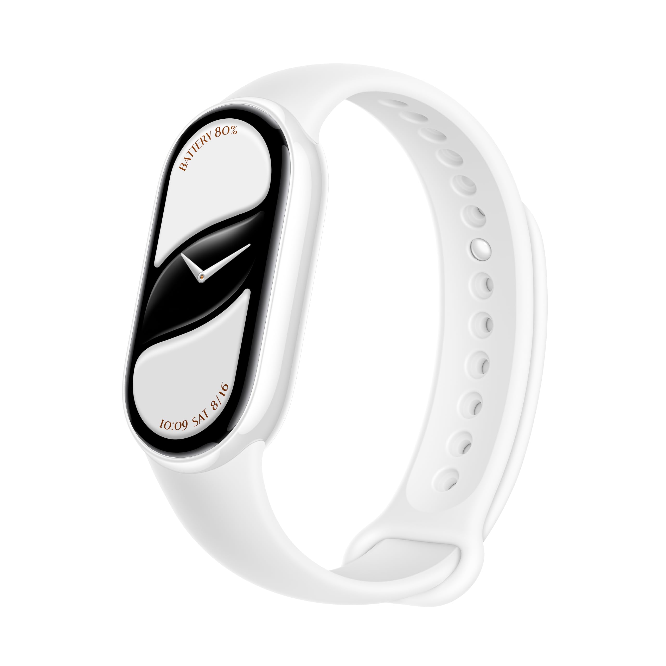 Xiaomi Smart Band 10 Fitness Tracker, 1.72" AMOLED Display, 21-Day Battery Life, 150+ Sports Modes, Heart Rate & Sleep Monitoring, 5ATM Waterproof, 2-Year Warranty – Ceramic Edition Pearl White