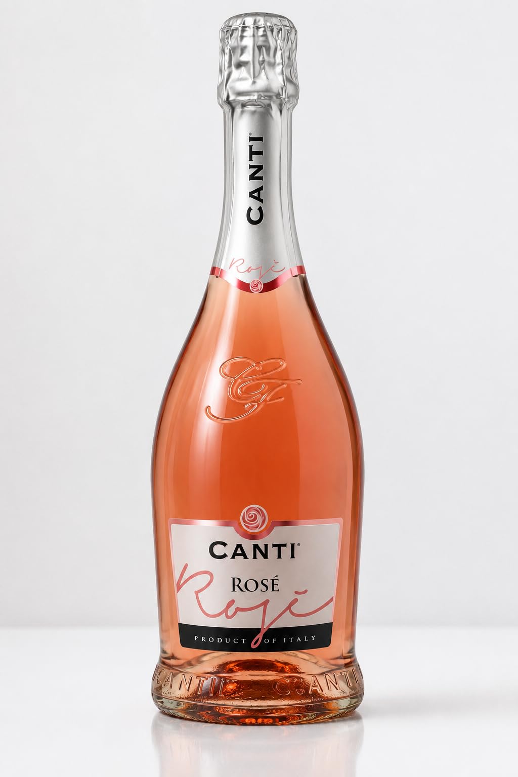 Canti - D.O.C. Cuvèe Rosè, Vin Petillant Extra Sec, Élaboré à Partir du Élaboré à Partir du Cépage Glera et Pinot Noir de Venise, Goût Frais et Fruité, 6x750 ml