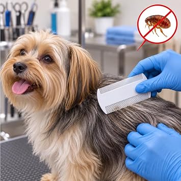 26 Pack Lice Comb for Cats Dogs Humans, Double Sided Lice Comb For Family Use, Fine Tooth Lice Combs for Removing Fleas, Dandruff, White