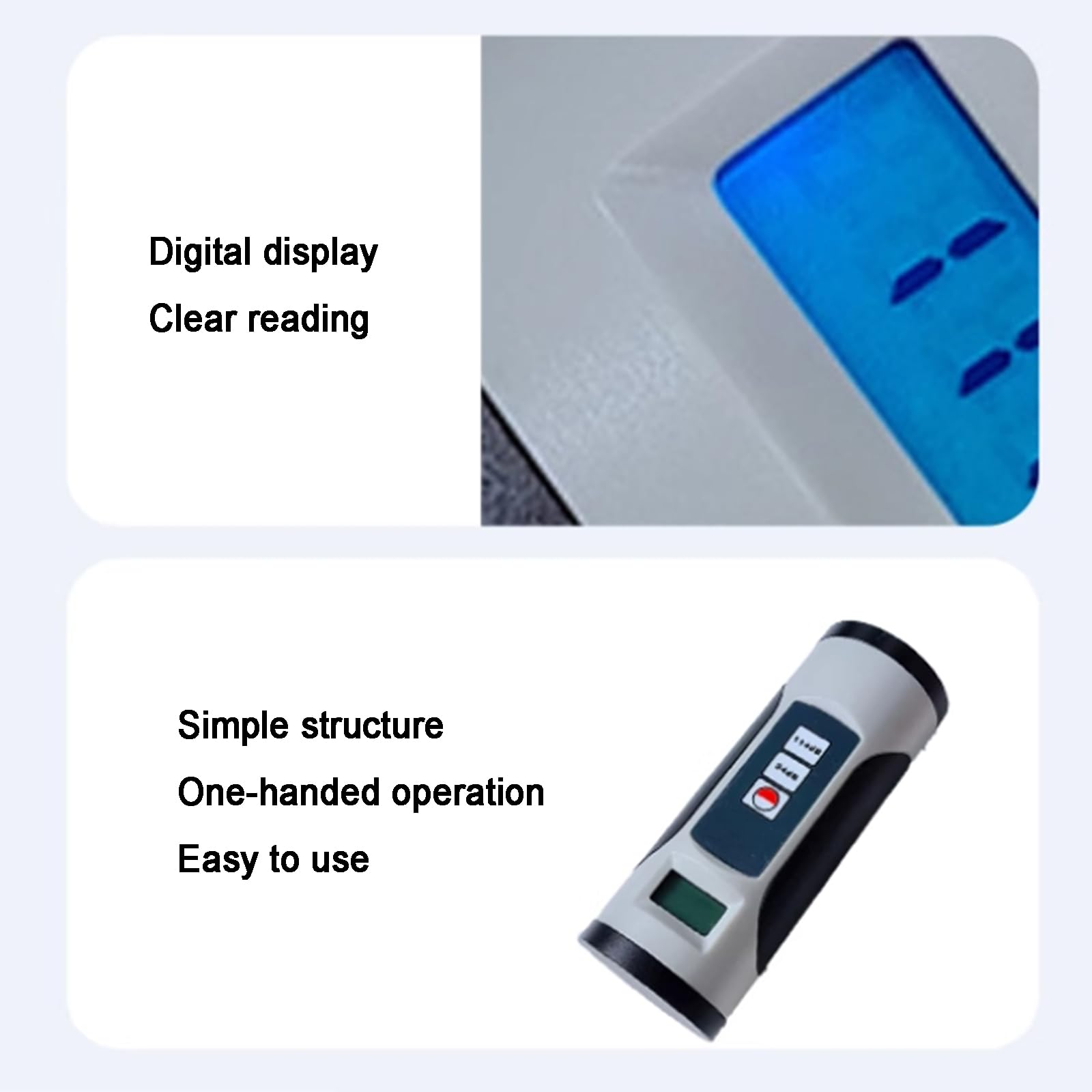 Calibratore di livello sonoro digitale, livello di pressione acustica di 94 dB e 114 dB per microfono da 1 pollici e 1/2 pollici, con schermo LCD, strumento decibel di rumore